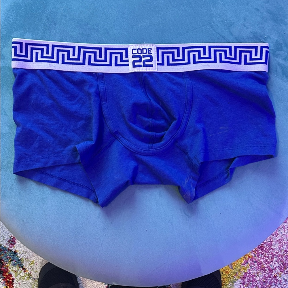 Code 22 Men's Blue Boxer Briefs